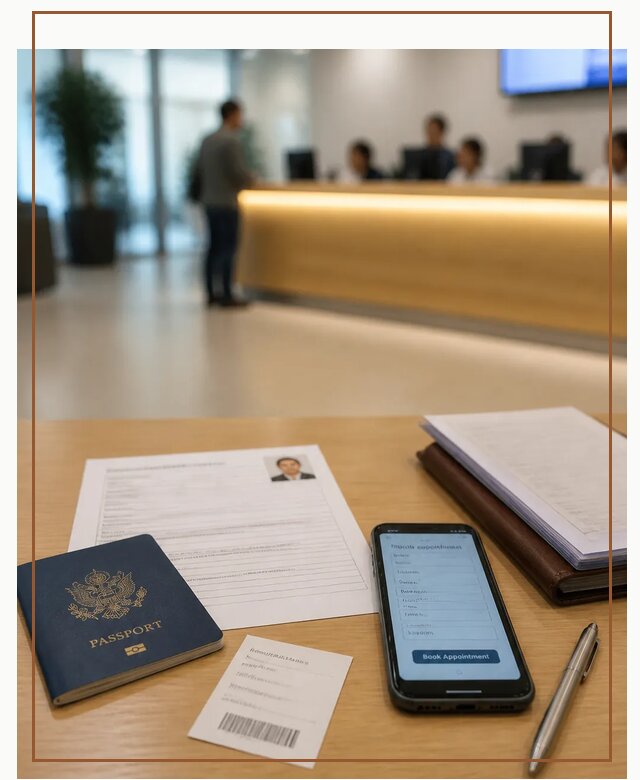 Запись в визовый центр в Дагестанских Огнях для подачи документов