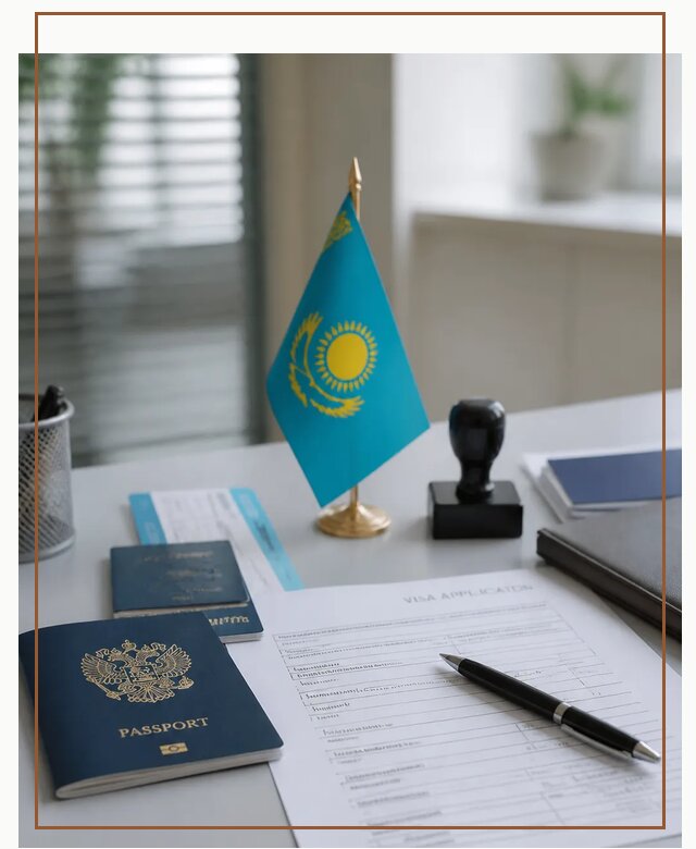 Оформление визы в Казахстан для поездки и работы в Дагестанских Огнях